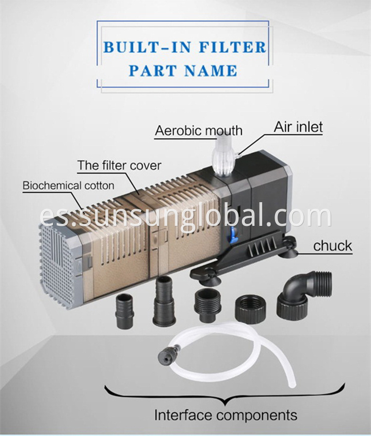 Bomba de agua casera de alta presión barata pequeña Sunsun Mico 12v Dc